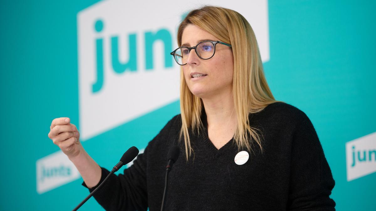 La diputada de Junts X Catalunya (JxCat) Elsa Artadi, 