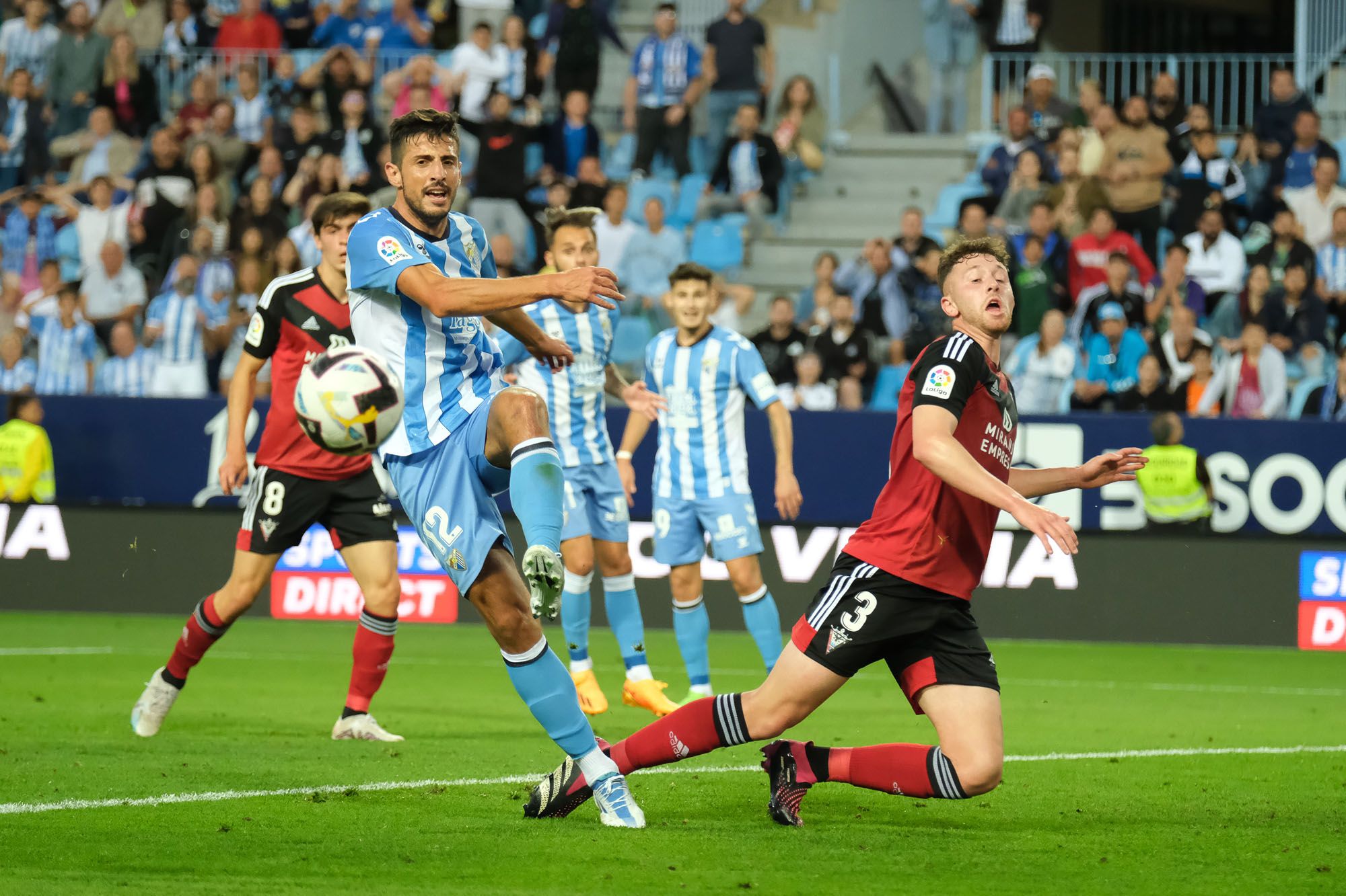 El Málaga CF - CD Mirandés, en imágenes