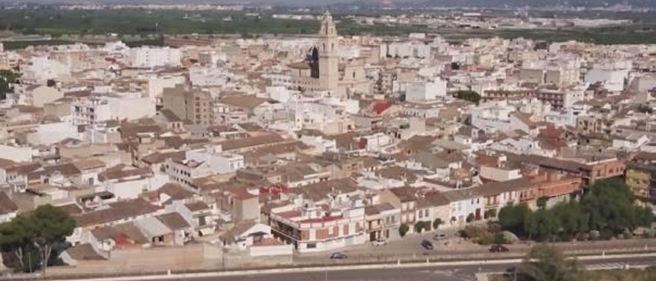 Vista aérea del núcleo urbano de l&#039;Alcúdia en una imagen de archivo.