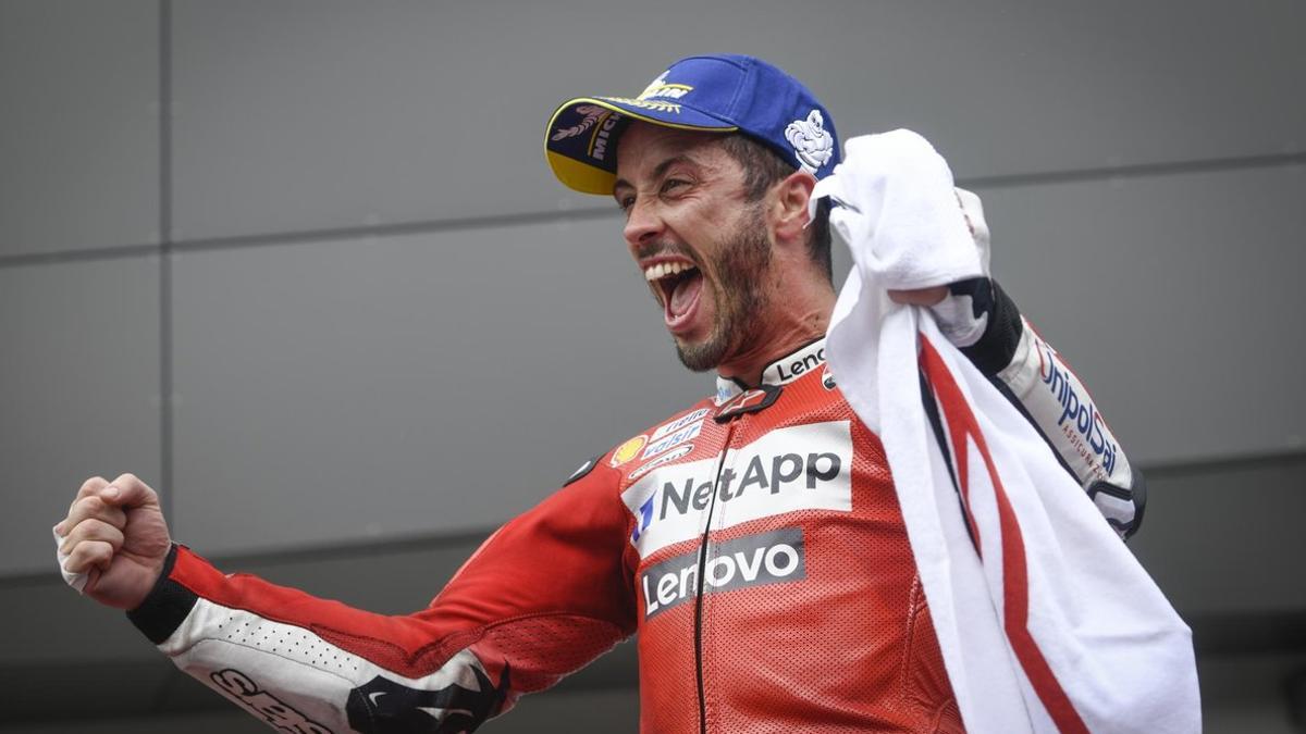 Dovizioso, en el podio de Austria