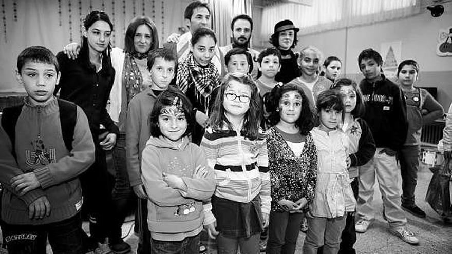 Los escolares de La Carriona participan en el concierto del grupo GAME