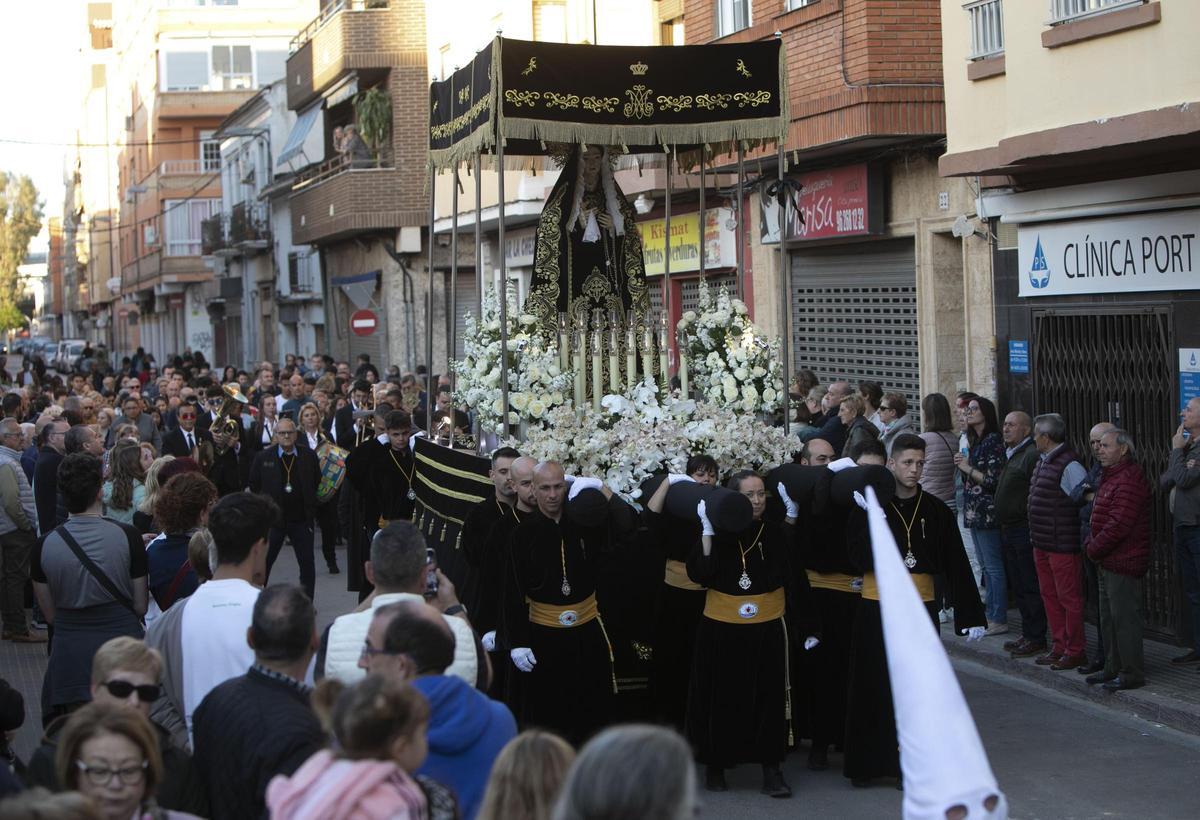 Paso Virgen Dolorosa, Jueves Santo.