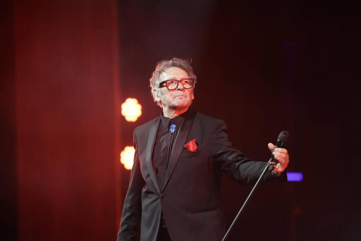 Lorenzo Santamaría, durante su actuación en el Auditorium el 21 de febrero de 2025, día en que cumplió 80 años y grabó el disco que ahora publica