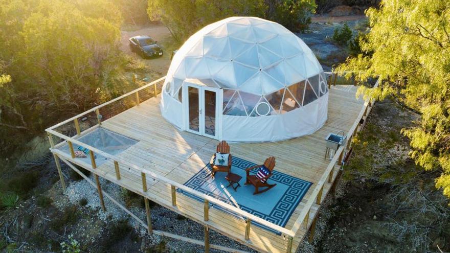 El primer &#039;glamping&#039; de Vigo abrirá a finales de este año inspirado en un modelo de los Alpes