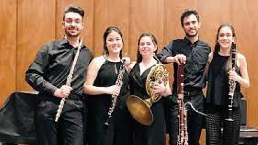 El Quintet de vent del Gran Teatre del Liceu, en la Fundació Miró