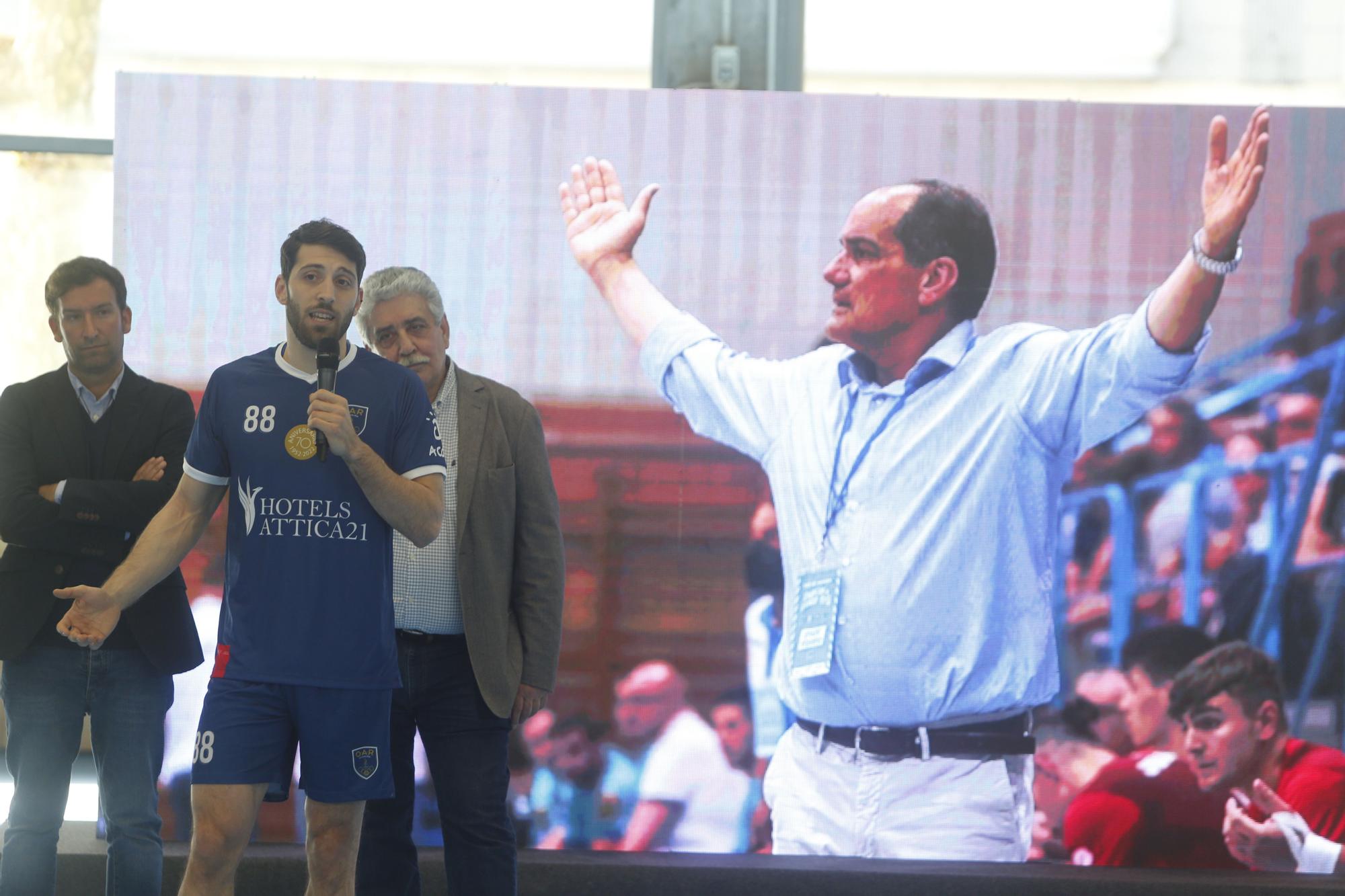 Homenaje del OAR y del deporte de A Coruña a Pablo Aguirregabiria