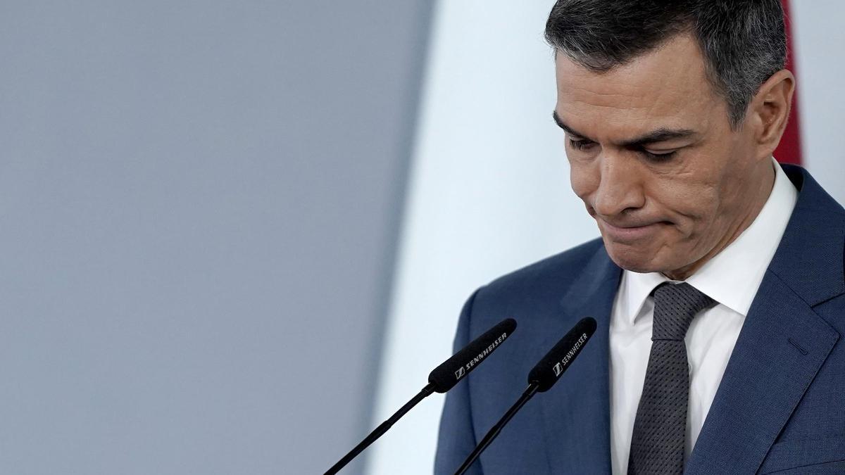 Pedro Sánchez, el pasado martes en la Moncloa.