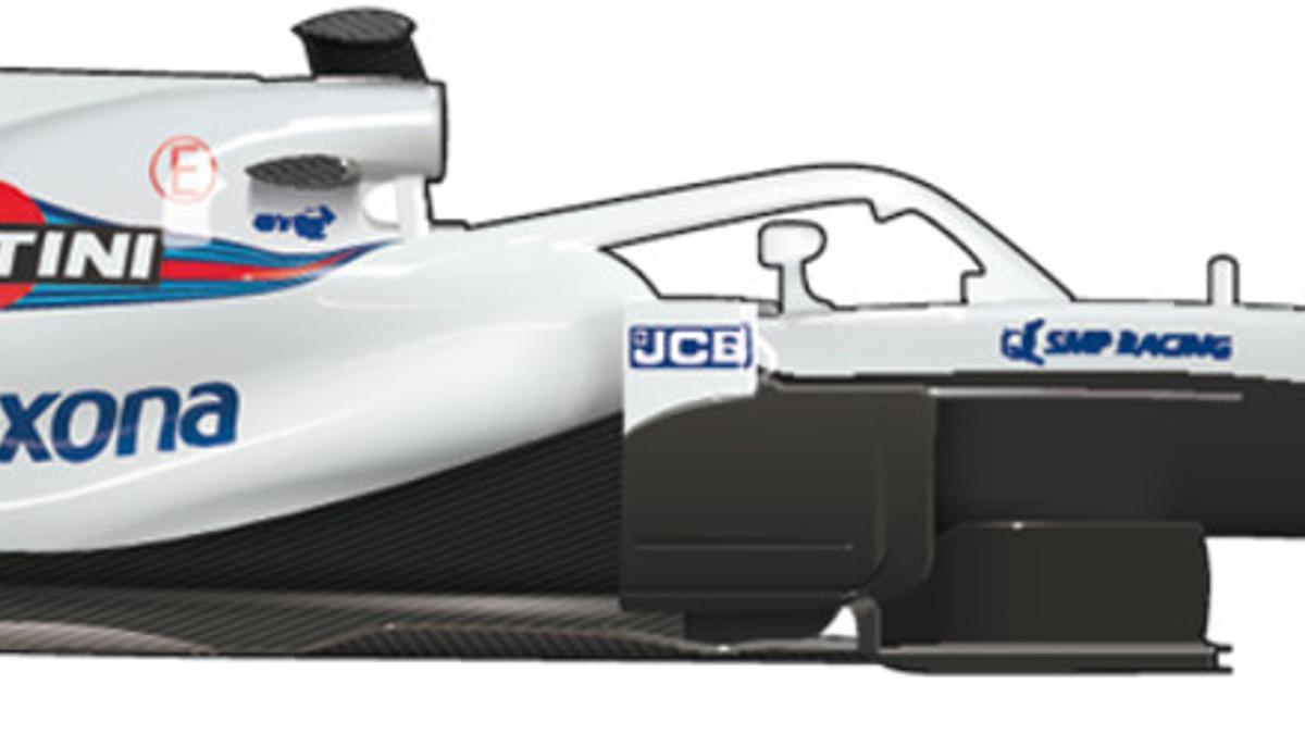 El coche de Williams para el Mundial de F1 de 2018