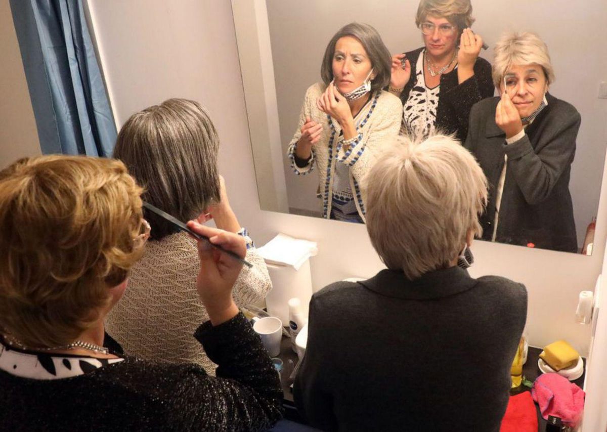 Ensaio de ‘As fillas bravas e o mito de Casandra’ en 2020. | // XOÁN ÁLVAREZ