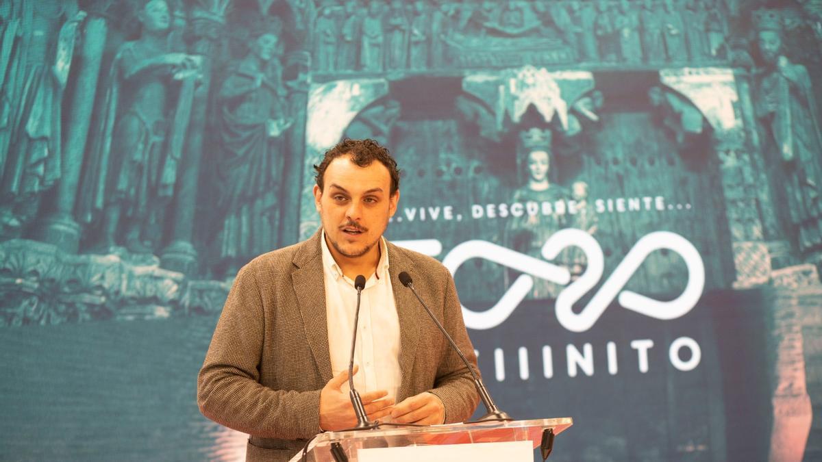 Tomás del Bien, alcalde de Toro, en Fitur.