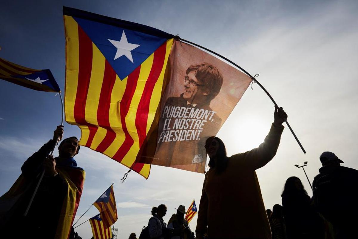 Acte de Carles Puigdemont a Perpinyà
