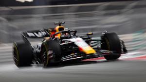 Max Verstappen en el circuito de Abu Dabi .