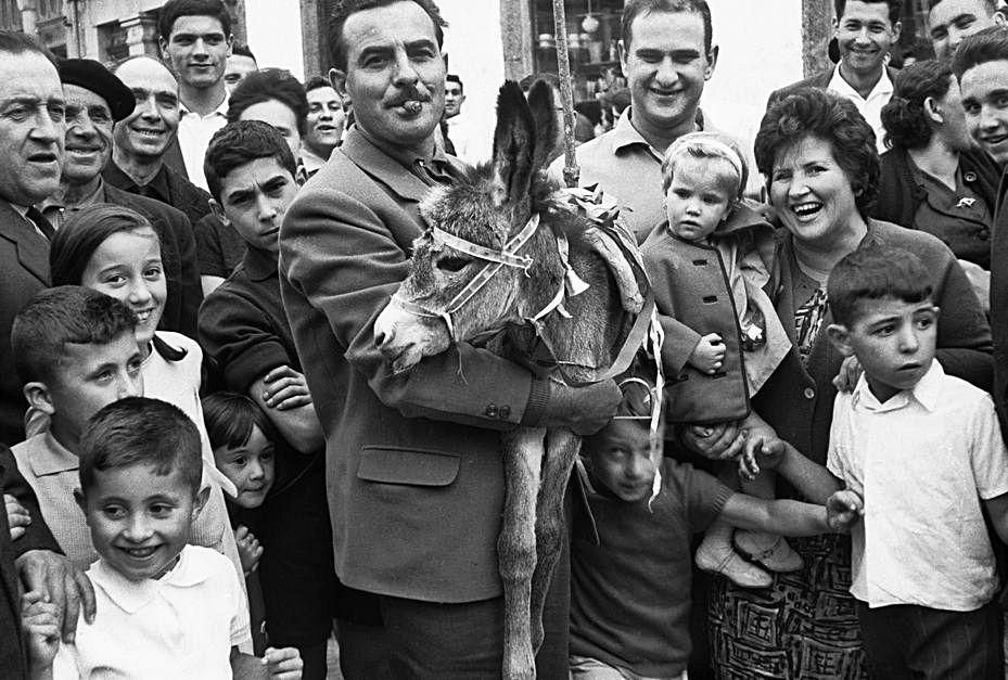 Premio al ganador de la carrera de burros