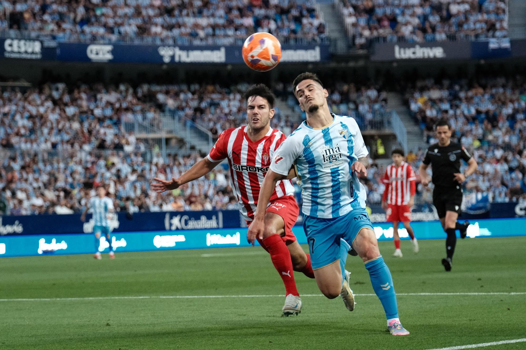 Málaga CF - Sporting. Jornada 40, Liga Hypermotion