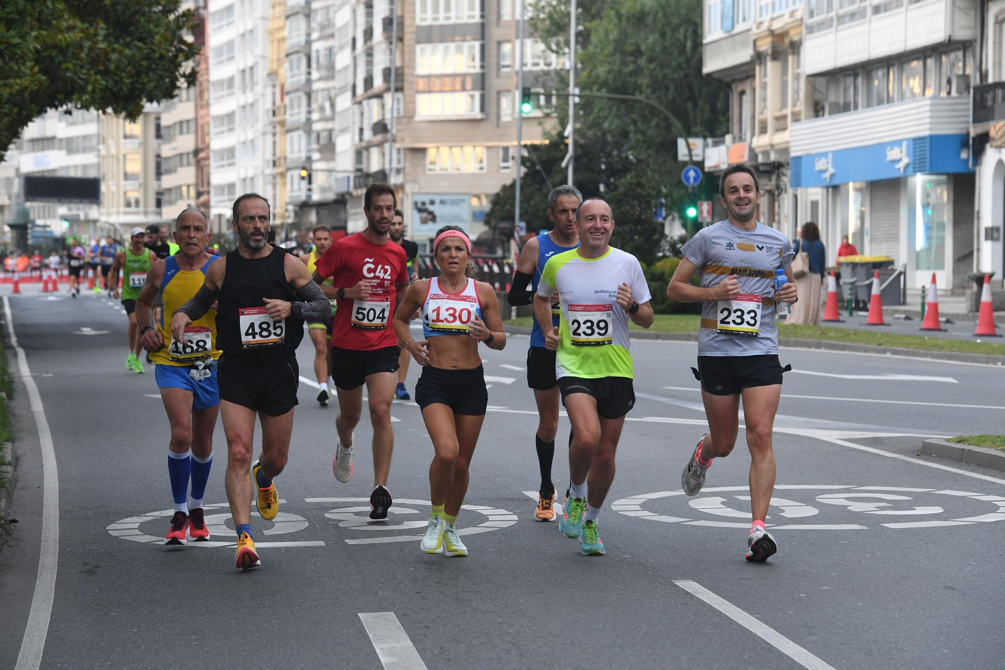 Las imágenes del Maratón de A Coruña