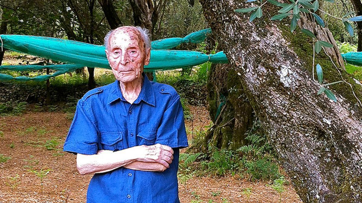 Salvatore Caruso, el segundo hombre más viejo de Italia, con 108 años.