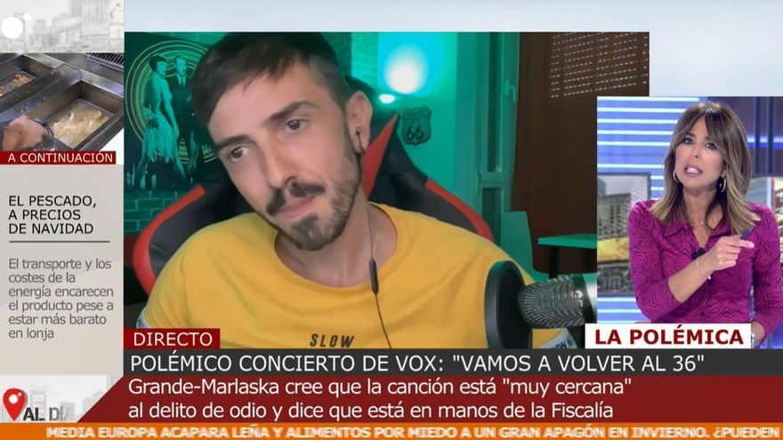 Ana Terradillos se enfrenta al creador de la canción de Vox por sus acusaciones a &#039;Cuatro al día&#039;