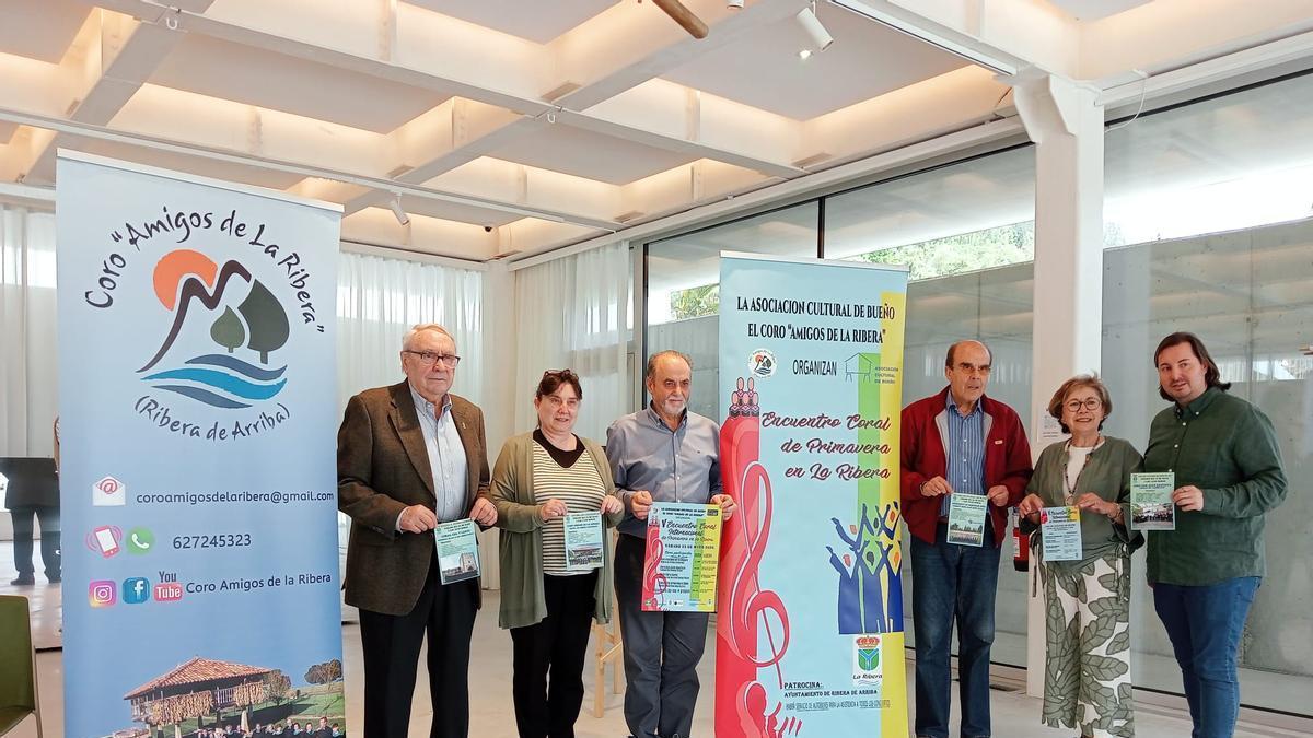 La presentación del encuentro, este martes en la Central Artística de Bueño.