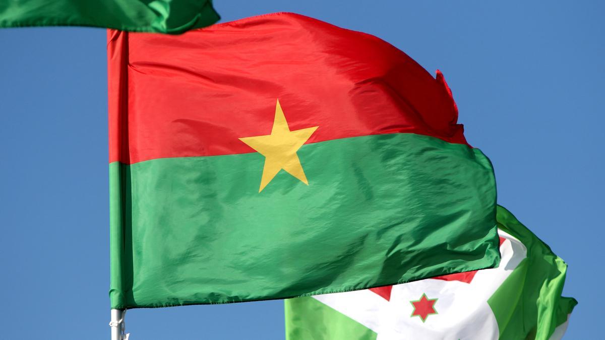 Bandera de Burkina Faso.