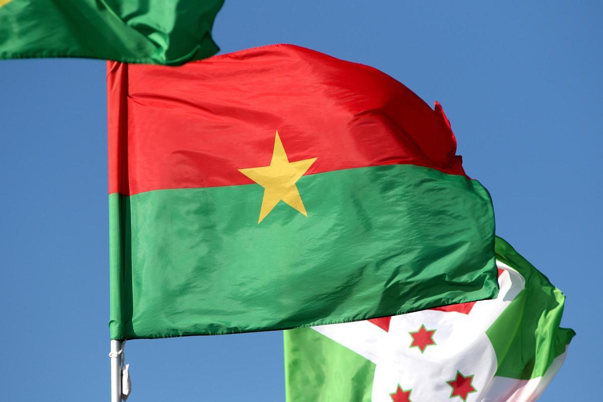 Bandera de Burkina Faso.