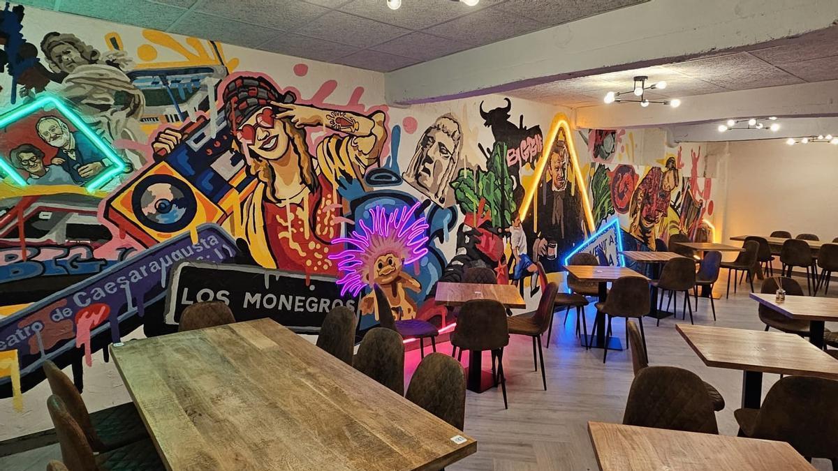 Así es el interior de Juancho's BBQ