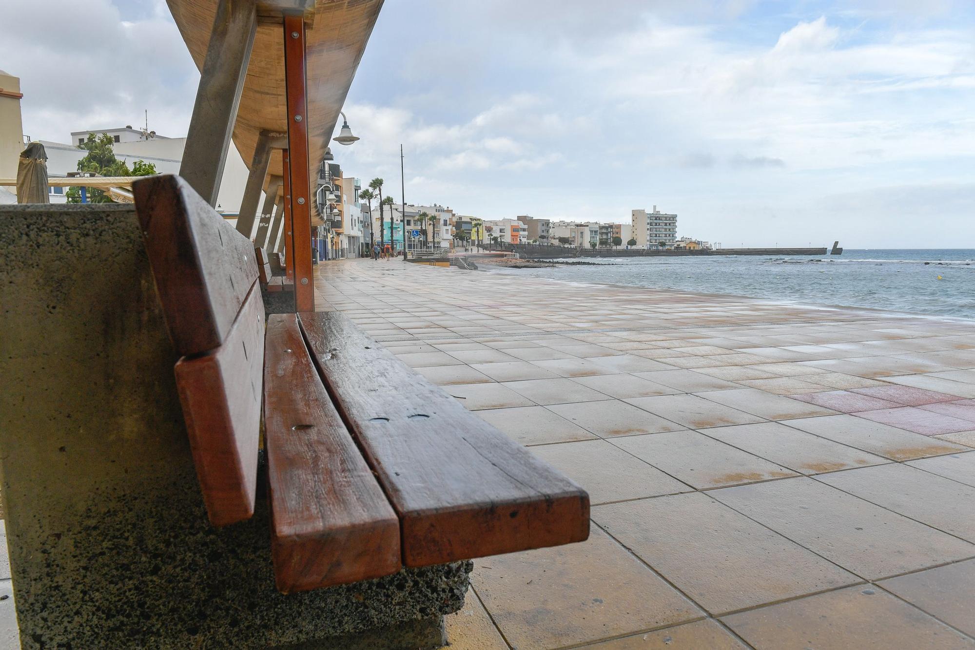 Efectos de la borrasca 'Óscar' en Arinaga