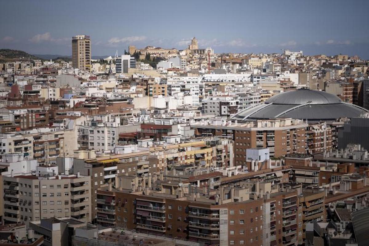 Vista de los edificios del centro de Tarragona.
