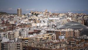 Vista de los edificios del centro de Tarragona.