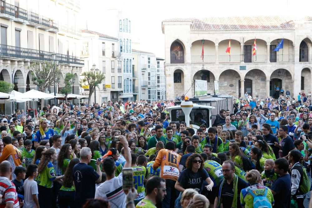 Zamora celebra el ascenso del MMT Seguros