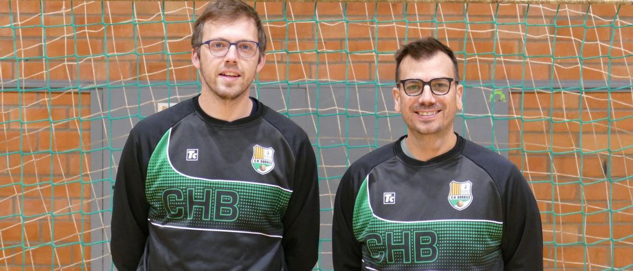 Gerard Farrarons i
Josep Mitjà.  handbol bordils