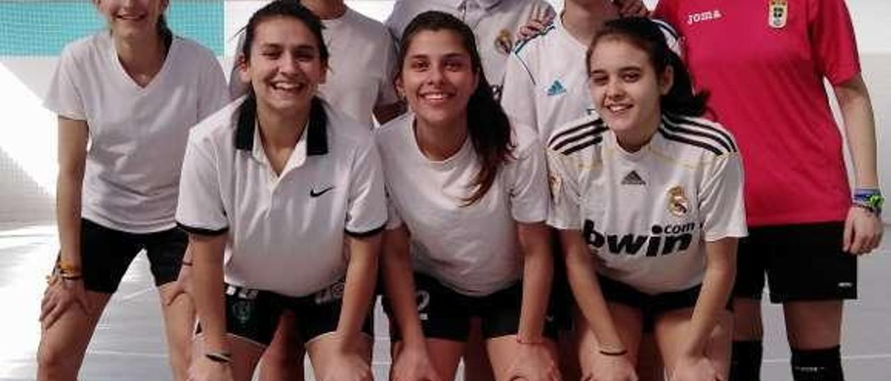 El equipo de Magisterio de la Liga femenina de fútbol sala.