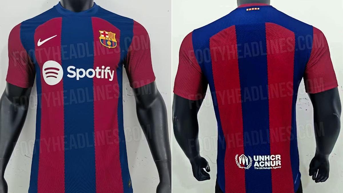 Camiseta futbol sala primera Equipación FC Barcelona 23/24 – Barça Official  Store Spotify Camp Nou