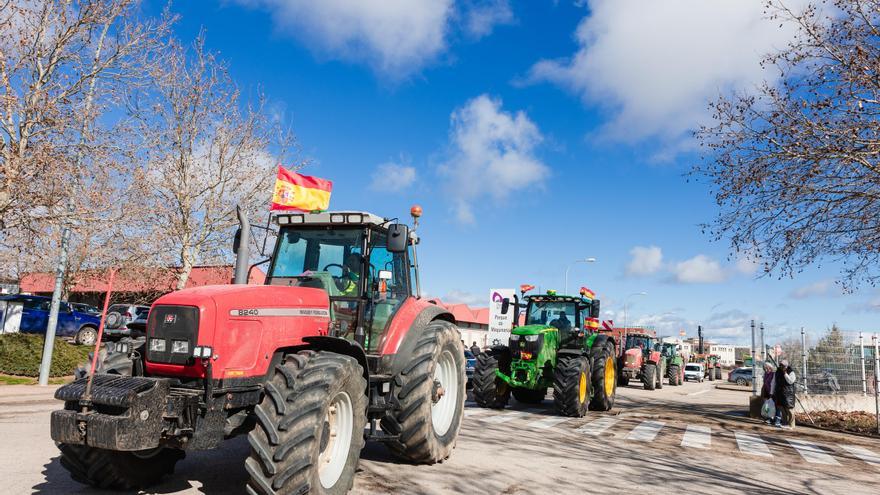 Castilla y León vive una jornada más de movilizaciones agrarias, aunque con acciones dispares