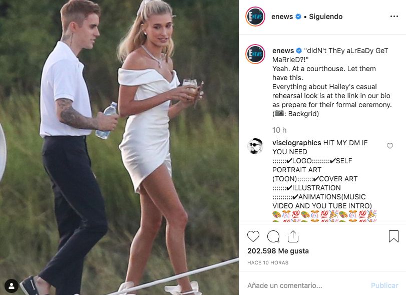 La boda religiosa de Justin Bieber y Hailey Bieber