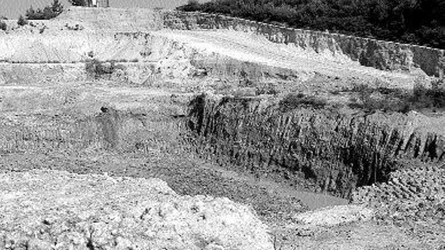 Barrera disecada de Cerquido, en las Gándaras de Budiño. / D.P.