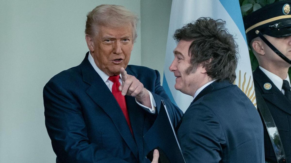 Donald Trump y Javier Milei