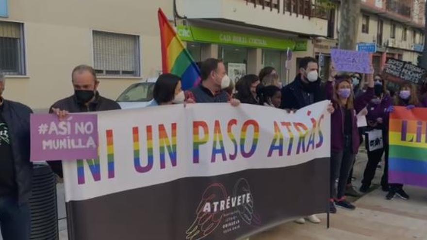 Protesta contra el Obispo