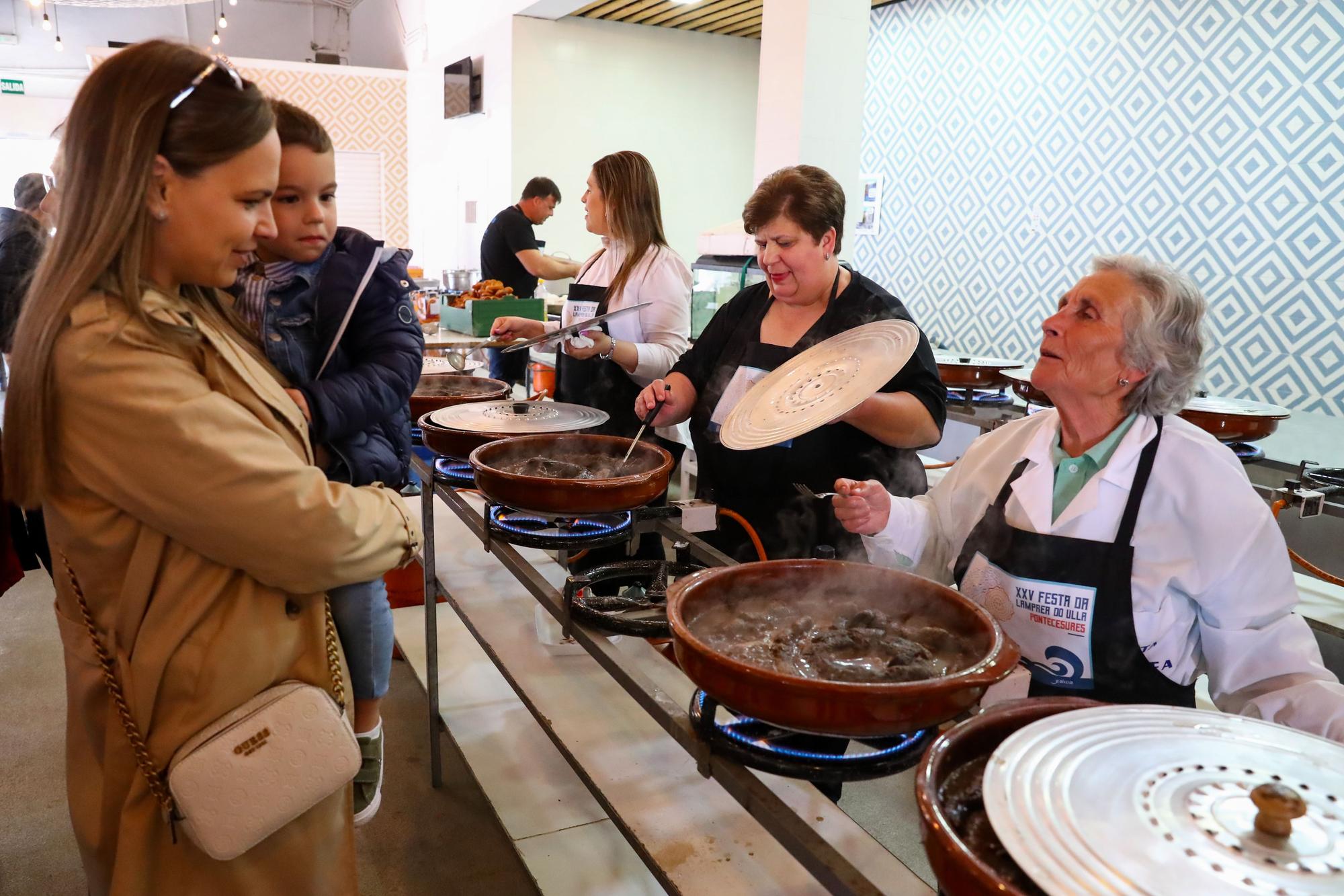 Menús a 30 euros en la XXV Festa da Lamprea do Ulla