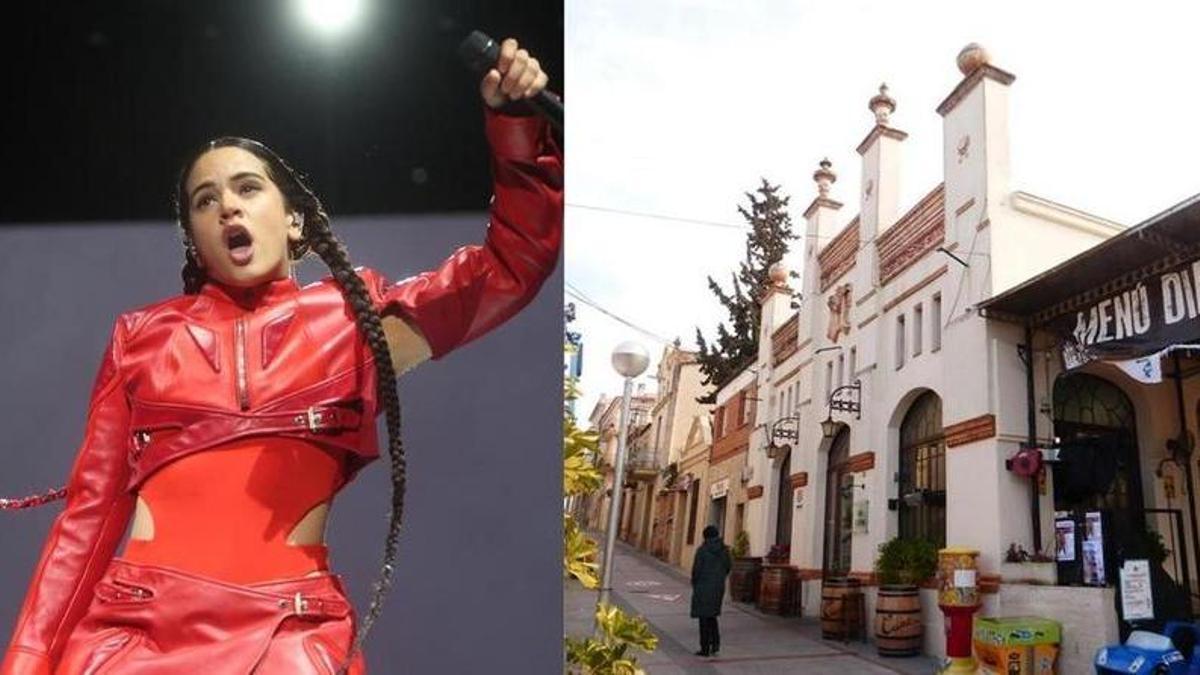 Rosalía, a l'esquerra, i Sant Esteve Sesrovires, a la dreta