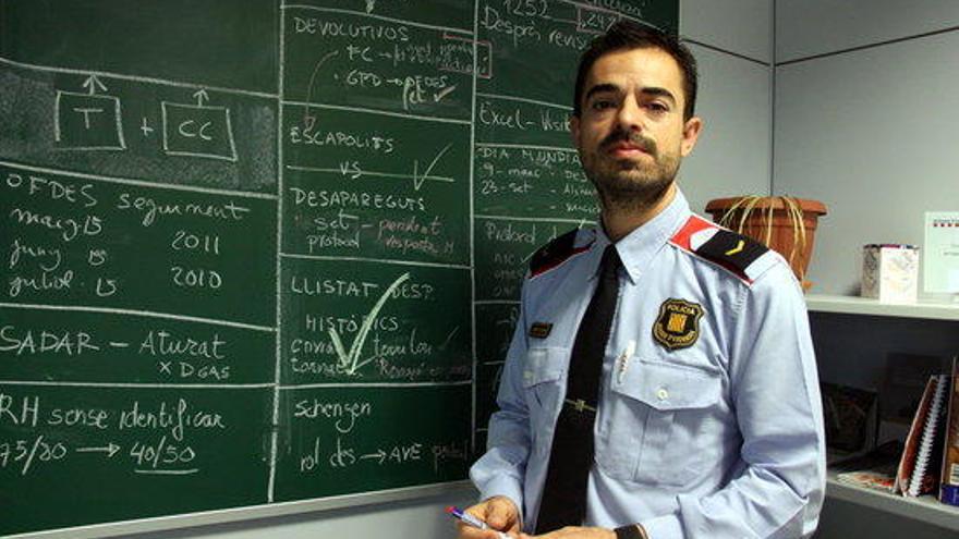 El caporal Daniel Cejas, dels Mossos d&#039;Esquadra.