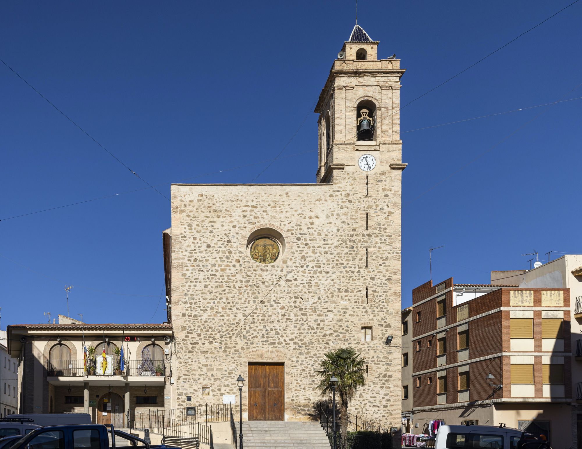 Parroquial Santa Quiteria y Ayuntamiento.