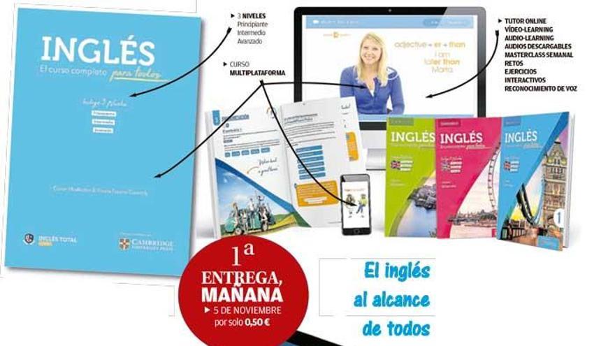 Mañana empezará a hablar inglés