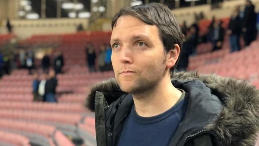 Rodrigo Fáez, en San Siro tras el Atalanta-Valencia