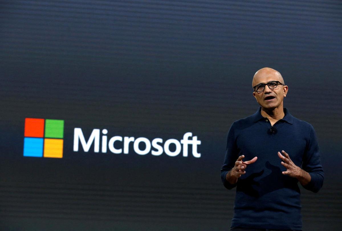Satya Nadella, director ejecutivo de Microsoft.