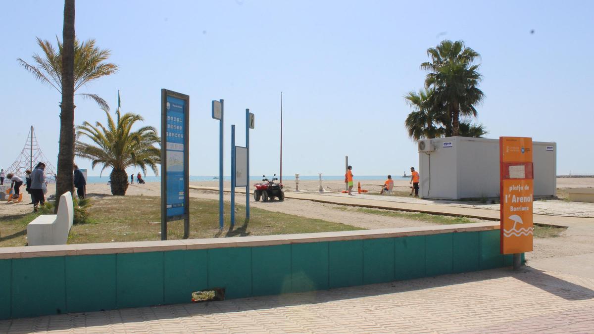 La web municipal informa de forma actualizada sobre el estado de las playas.