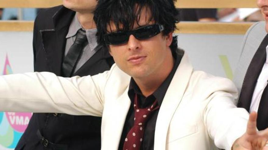 El líder del grupo estadounidense Green Day, el roquero Billie Joe Armstrong.