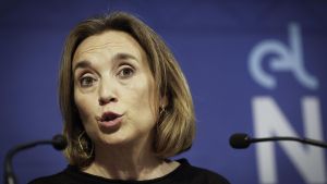 Cuca Gamarra en Pamplona: El toro de la ley ha empitonado ya a los corruptos