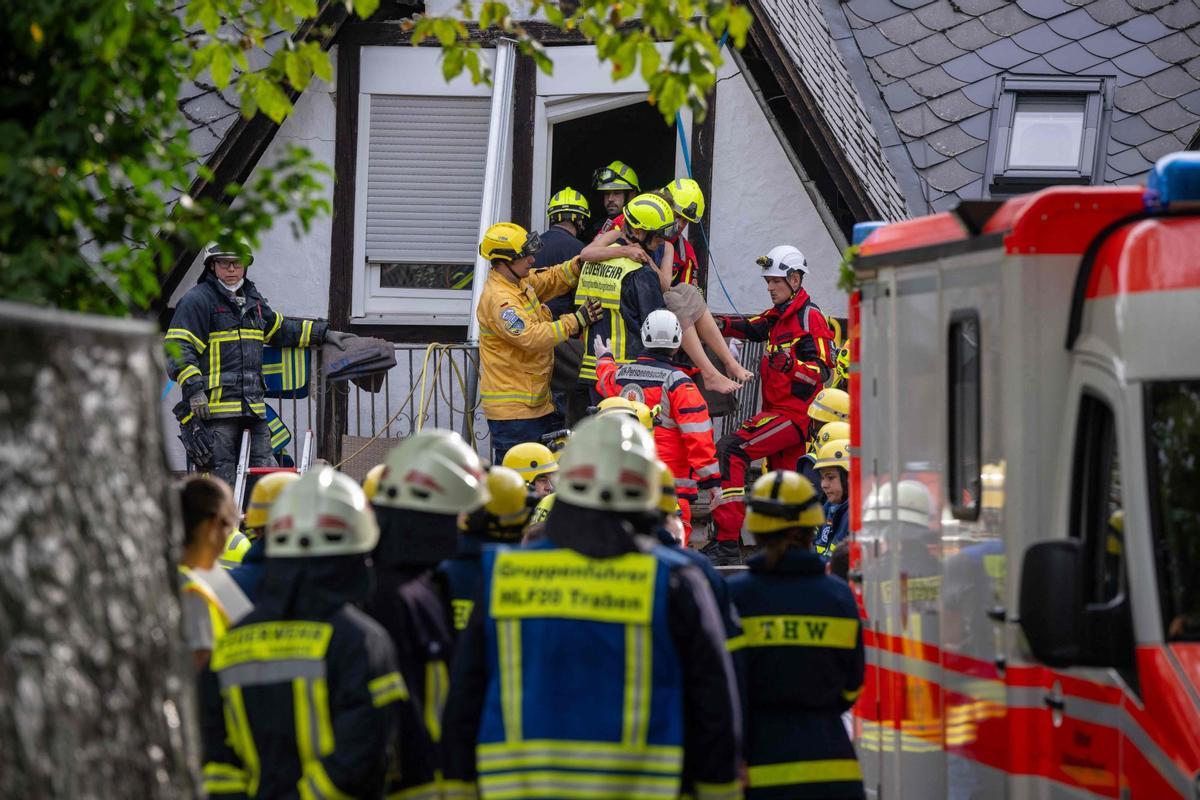 El derrumbe de un hotel en Alemania mata a dos personas