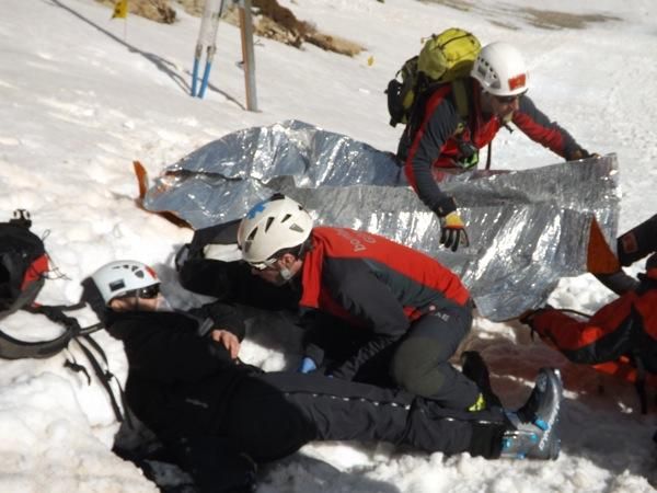 Simulacre de rescat a Vallter