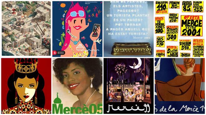 INTERACTIVO  Los carteles más curiosos y extraños de las fiestas de la Mercè de Barcelona